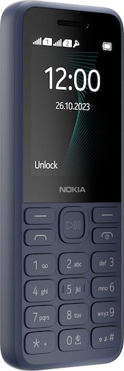 Nokia 130 (2023) Dual SIM Мобилен Телефон с Бутони Меню на Английски Език Син