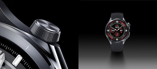 OnePlus Watch 3 Stainless Steel 46mm Αδιάβροχο με Παλμογράφο (Obsidian Titanium)