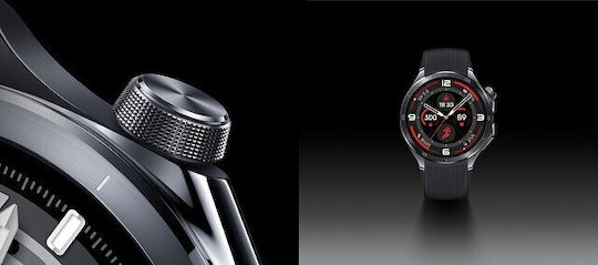OnePlus Watch 3 Неръждаема стомана 46мм с Пулсомер (Obsidian Titanium)