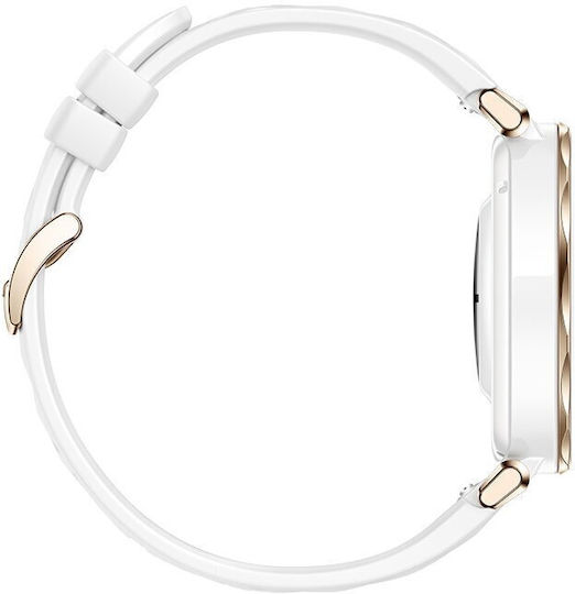 Huawei Watch GT 5 Pro Keramik 42mm Wasserdicht mit Pulsmesser (Weiß)