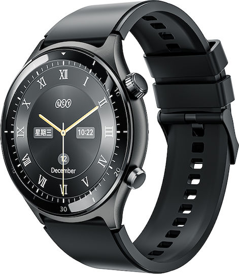 QCY Active GT S7 Stainless Steel Smartwatch με Παλμογράφο (Γκρι)