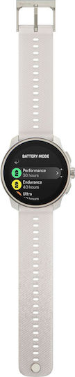 Suunto Race S Stainless Steel 45mm Waterproof Smartwatch with Heart Rate Monitor (Powder Gray)