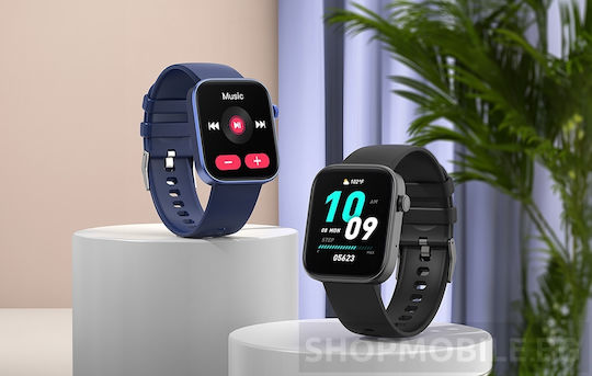 Colmi P71 45mm Smartwatch with Heart Rate Monitor (Black)