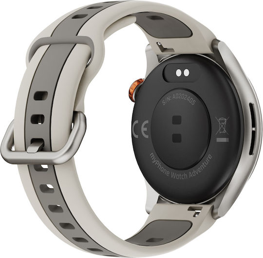 MyPhone Adventure Aluminium 46mm Smartwatch (Γκρι)