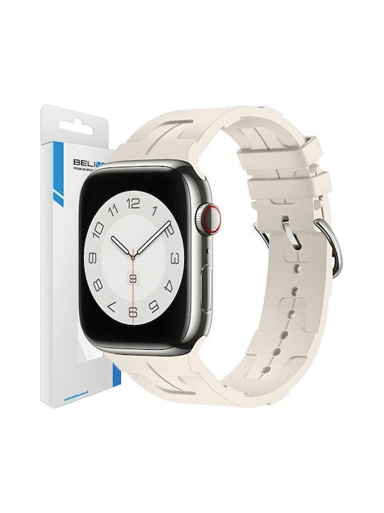 Beline Armband Beige (Apple Watch 44/45/46mm/Ultra 49mm) Beline Armband Beige (Apple Watch 44/45/46mm/Ultra 49mm)