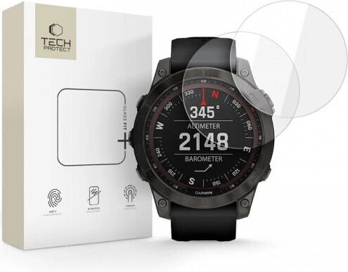 Tech-Protect Glass Fit+ Tempered Glass for Galaxy Watch 8 / 9 40mm 2 pcs