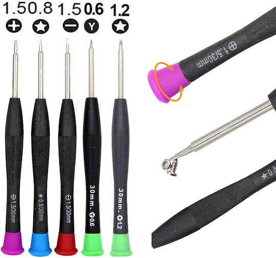 25-teiliges GSM-Reparatur-Schraubendreher-Set für Smartphones und Tablets