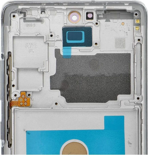 Екран Fixcell Display със Сензорен Механизъм и Рамка за Samsung S20 FE (Бял)