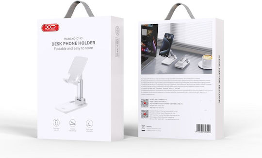 XO C143 Desk Stand for Mobile in White color
