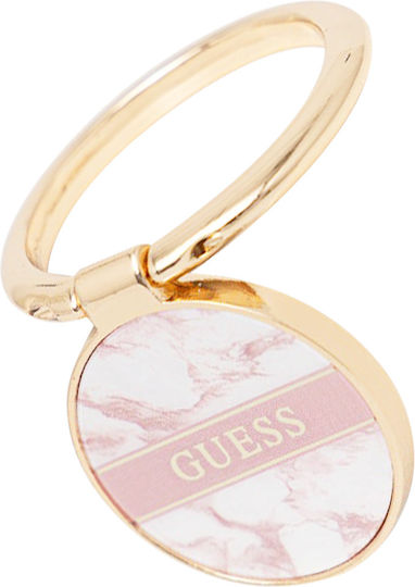 Guess Marble Ring Holder Κινητού σε Ροζ χρώμα