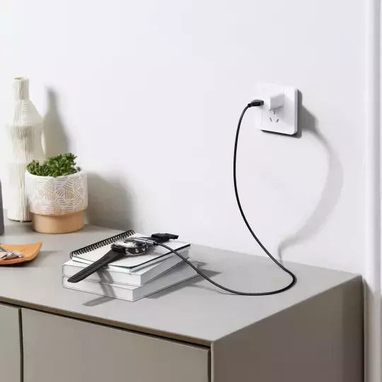 Tech-protect Ultraboost Adapter Typ-c Für Garmin-Uhr Grau