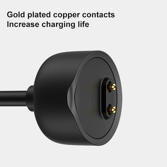 Кабел за зареждане Xiaomi Mi Smart Зарядно за Xiaomi Mi Smart Band 5, 6, 7 Черен