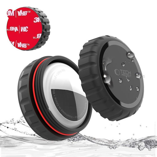 Tech-Protect 3M Pouch Θήκη για AirTag σε Μαύρο χρώμα