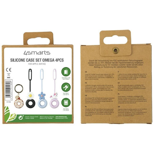4Smarts Case Silicone for AirTag in Multicolour color