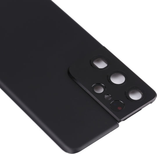 Batterieabdeckung Schwarz für Galaxy S21 Ultra 5G