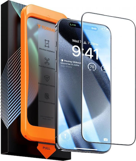 Torras Full Face Tempered Glass (iPhone 15 Pro Max)