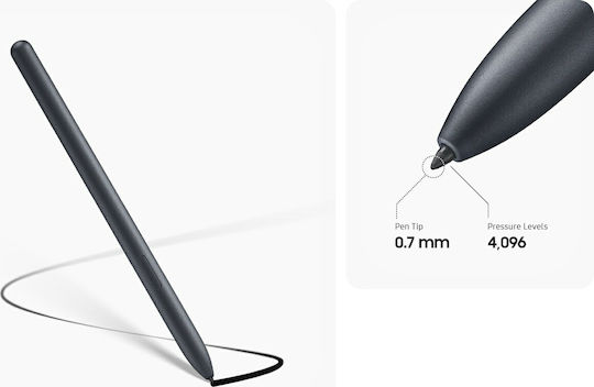 Samsung S-Pen Digital Touch Stylus for Galaxy Tab S7 FE Mystic Black EJ-PT730BBE EJ-PT730BBEGEU (Bulk)