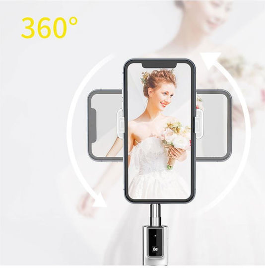 Blavec P04 Selfie Stick Cell Phone Tripod Bluetooth White
