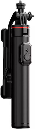 Hurtel Selfie-Stick mit Bluetooth / Fernsteuerung Schwarz