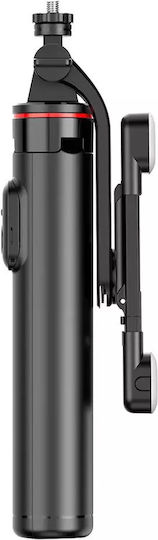 Hurtel Selfie-Stick mit Bluetooth / Fernsteuerung Schwarz