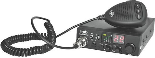 PNI Escort HP 8000L CB Автомобилен 4W с Монохромен Екран В Черен Цвят
