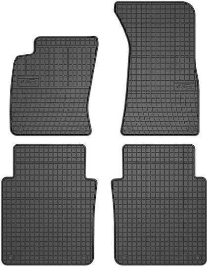 Frogum Set of Front and Rear Mats 4pcs for Audi A8 2002-2010 Black