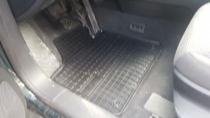 Frogum Satz Vorder- und Hintermatten 4Stück aus Gummi für Audi A3 2003-2013 Schwarz