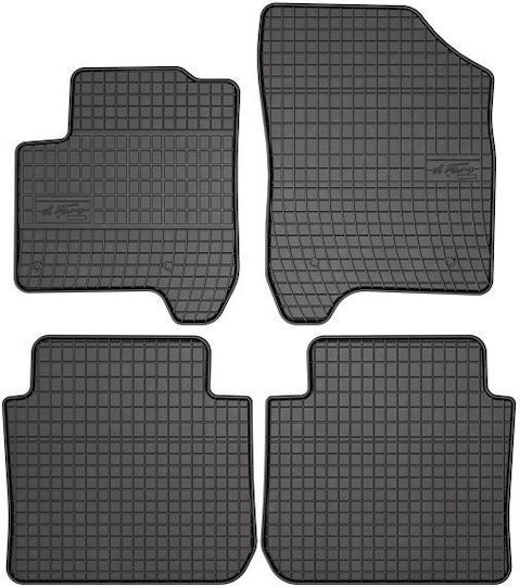 Frogum Set of Front and Rear Mats 4pcs for Citroen C3 Picasso 2009 Black