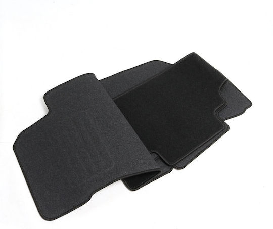 Petex Satz Vorder- und Hintermatten 3Stück aus Teppichboden für Hyundai Tucson 2002-2010 Schwarz