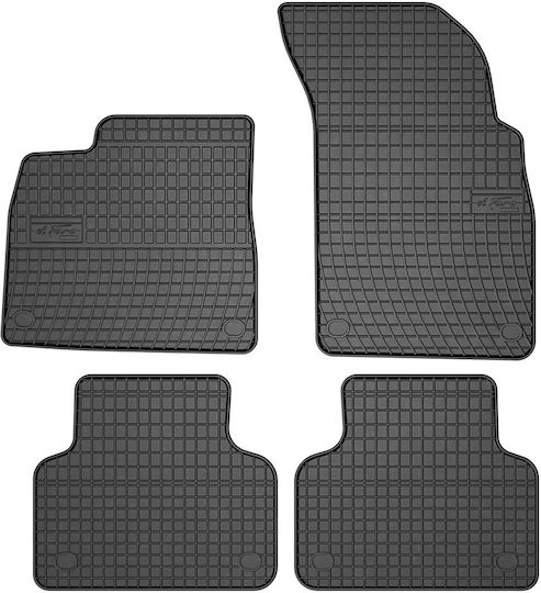 Frogum Set of Front and Rear Mats 4pcs for Audi Q7 2015 Black