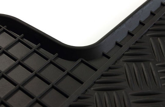 Rigum Set of Front and Rear Mats 4pcs for Alfa Romeo Giulia 2016+ Black