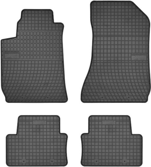 Frogum Σετ Μπροστινά και Πίσω Πατάκια 4τμχ για Alfa Romeo Alfa 159 2005-2011 Μαύρα