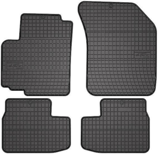 Frogum Set of Front and Rear Mats 4pcs for Opel Agila Suzuki Splash 2008 Black
