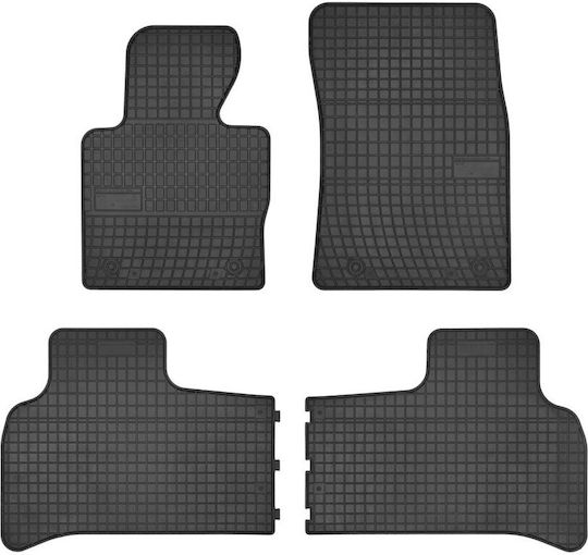 Frogum Satz Vorder- und Hintermatten 4Stück aus Gummi für Land Rover Range Rover Evoque 2005-2012 Schwarz