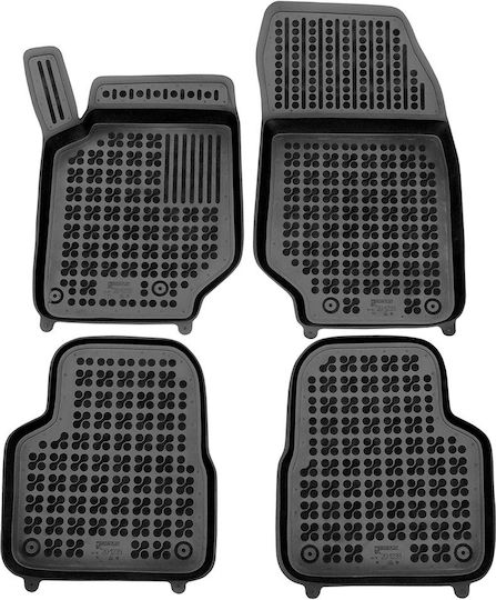 Rezaw Plast Set Front and Back Car Mats 4 Pieces Raised Sides Type for Citroen C4 III 2020-2025 Black