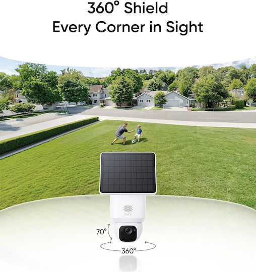 Eufy T8171321 IP Surveillance Camera Wi-Fi Full HD+ 4MP Waterproof Battery Powered with Two-Way Communication