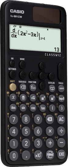 Casio Αριθμομηχανή Επιστημονική Τσέπης σε Μαύρο Χρώμα
