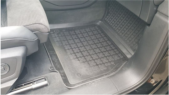 Rezaw Plast Set of Front and Rear Mats 4pcs Tray Type for Audi e-tron 2018+ Black