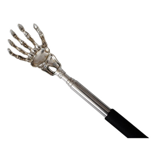 Foldable Back Head Scratcher Telescopic Handle Massager Gadget Black