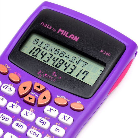 Milan 159110 Calculator Științifică 12 Cifre în Culoarea Roz 1buc
