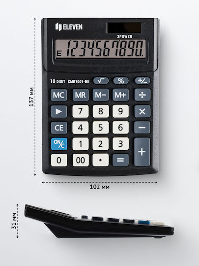 Eleven Liquids Calculator in Black Color 1pcs
