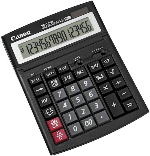 Canon WS-1610T Calculator 16 Cifre în Culoarea Negru 1buc