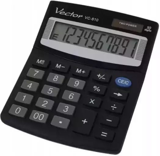 Vector Αριθμομηχανή σε Μαύρο Χρώμα