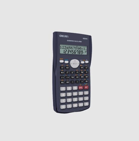 Deli Calculator Scientific in Gray Color 1pcs