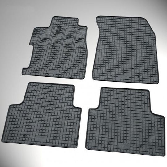 Cik Set of Front and Rear Mats 4pcs for Volvo C30 2006-2012 Black