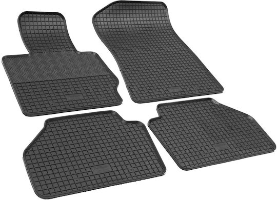 Rigum Set of Front and Rear Mats 4pcs for BMW X4 2011+ Black