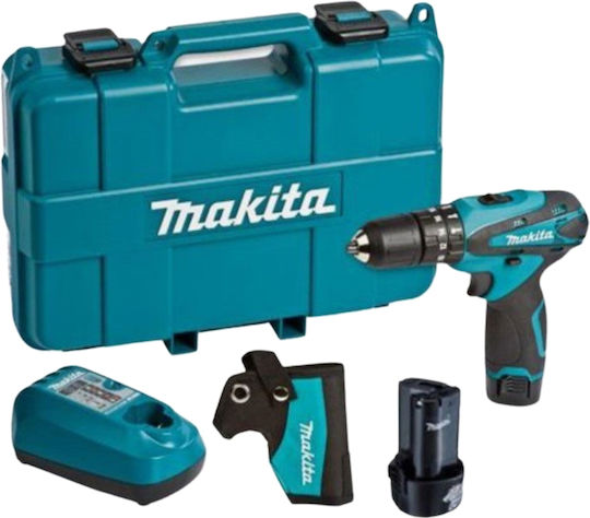 Makita HP330DWE Percussive Battery Drill Driver 10.8V 2x1.3Ah
