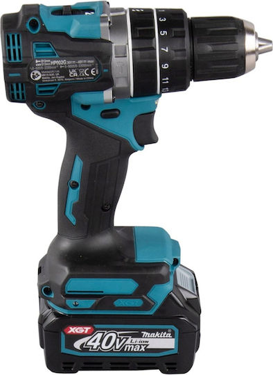 Makita HP002GD201 Percussive Brushless Battery Drill Driver 40V 2x2.5Ah