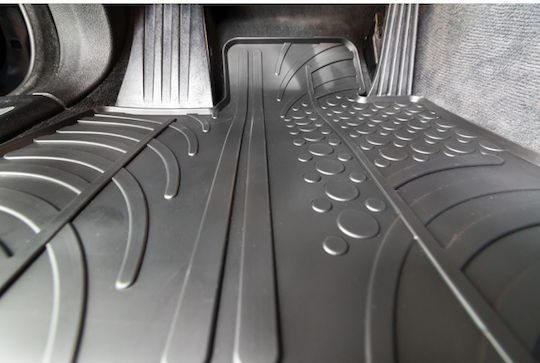 Auto Gs Set of Front and Rear Mats 4pcs for Audi e-tron Black