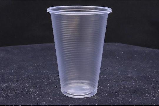 Lux Plast Βιοδιασπώμενο Ποτήρι μιας Χρήσης Πλαστικό Διάφανο 200ml 100τμχ